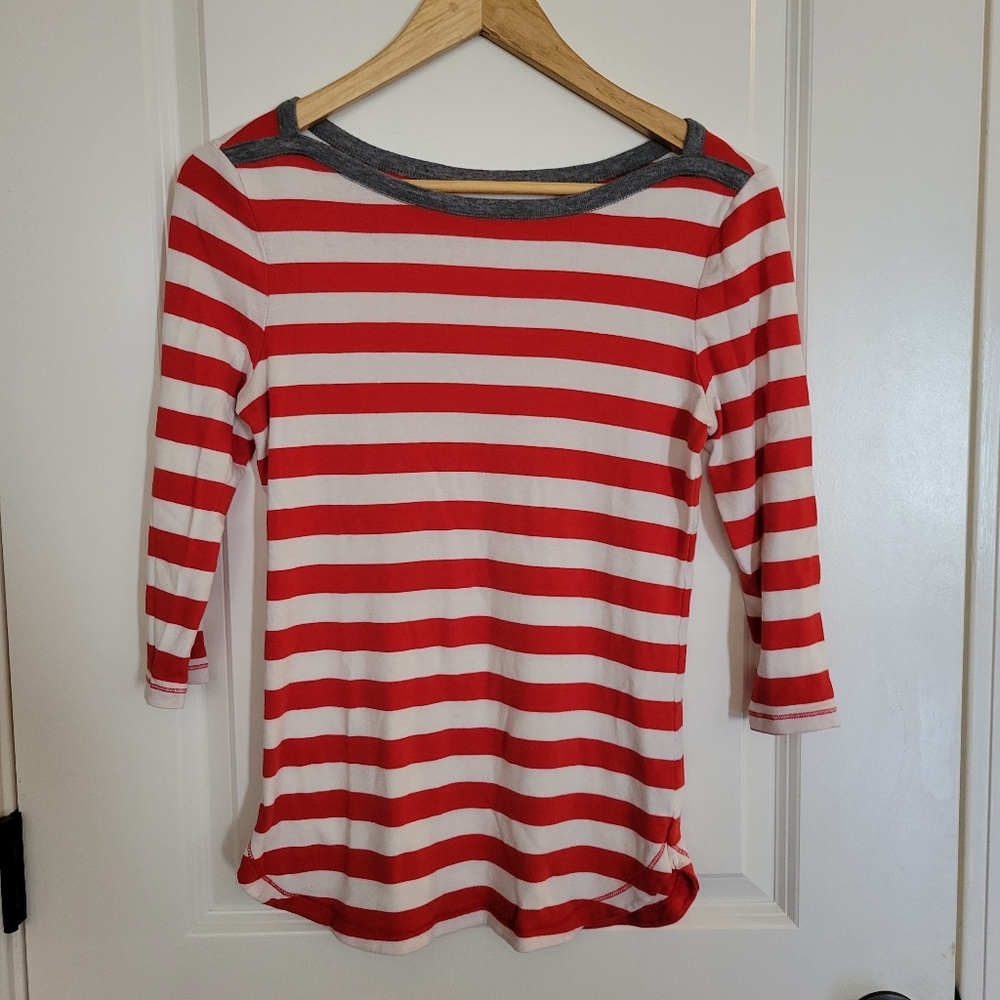 GAP Women's Boatneck 3/4 Sleeve T-shirt